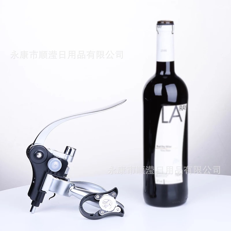 Rabbit head bottle opener nine-piece wine leather box wine bottle opener wine thermometer wine stopper set