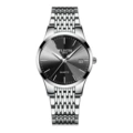 Women's black silver belt 10#