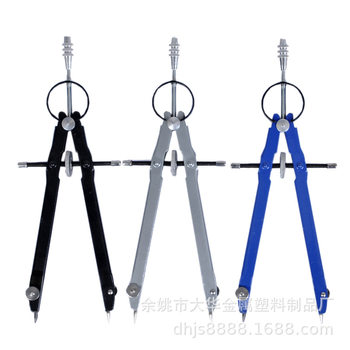 Factory direct color spring metal compasses professional drawing metal compasses