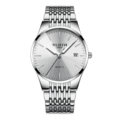White face silver belt men's 5#