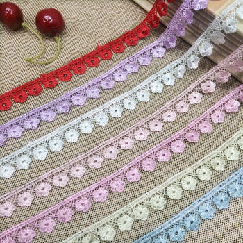 Hot-selling clothing accessories exquisite water-soluble lace craft jewelry multi-color small plum blossom lace spot