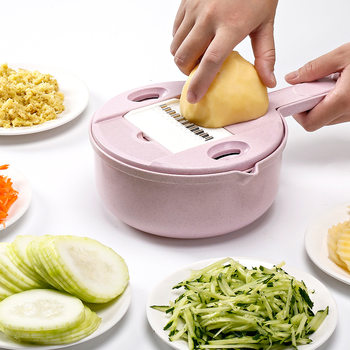Factory direct kitchen multifunctional vegetable cutter fruit and vegetable slicer household potato radish grater