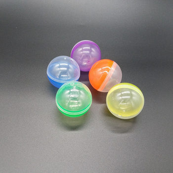Gashapon 28mm Yiwu Toy Gashapon Eggshell Plastic Children's Toy Export Gashapon Plastic Transparent Gashapon