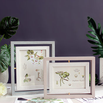 Rotating photo frame creative decoration Korean style decoration double-sided photo personalized creative cute 6-inch 7-inch 6-inch 7-inch