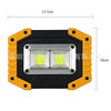 Spot Wholesale Cob Work Light Led Rechargeable Portable Lighting Camping Light Outdoor Waterproof Rechargeable Work Light