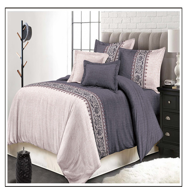 New AliExpress Amazon kit wish hot-selling simple plain bedding [can be customized] four-piece set