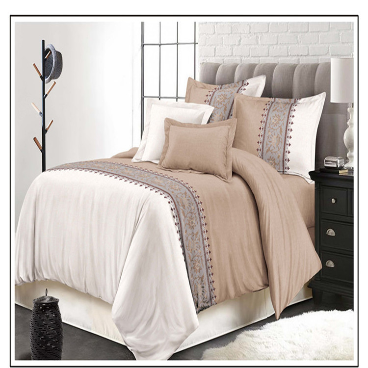 New AliExpress Amazon kit wish hot-selling simple plain bedding [can be customized] four-piece set