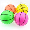 10cm Colorful Children's Inflatable Mini Basketball Outdoor Bouncing Ball Toy Kindergarten Reward Parent-Child Interactive Small Rubber Ball