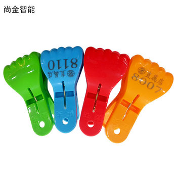 Shoe Clips for Sauna and Bathhouse Centers, Large Five-Finger Bathroom Shoe Clips, Wholesale Simple Bathroom Shoe Clips for Changing Rooms