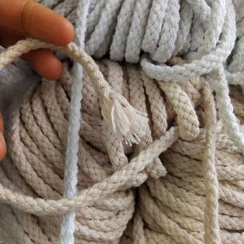 Black and White Eight-Strand Hollow Cotton Rope, 8-Strand Drawstring for Pockets, Oil Lamp Rope, Waistband, Hat String, Wholesale Hanging Rope