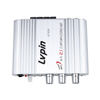 LP-838 lvpin power amplifier 2.1 Channel small power amplifier high fidelity audio amplifier LP-838 audio