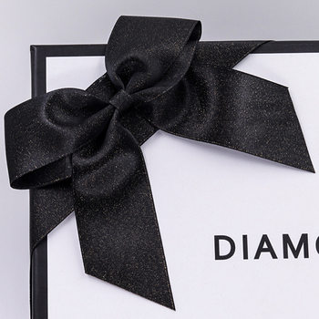 Heron Ribbon Factory Gift Box Gift Packaging with Polyester Gift Box Ribbon Flower Ornaments Gift Box Ribbon Flower Ornaments