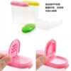 Colorful food grade plastic Oval double lid seasoning box kitchen refrigerator seasoning tank storage box 250ml