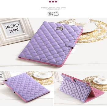 Diamond Crown Applicable 2025ipad11 Gen Protective Case 10.2 air6 Buckle Smart Sleeping 9.7 Leather Case