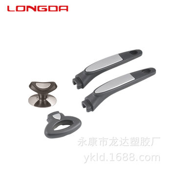 Factory Direct Supply of Bakelite Pot Handles with a High-End Feel, Suitable for Stainless Steel Cookware, Pot Accessories, Durable Pot Handles