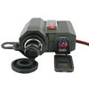 Motorcycle waterproof charger car digital display mobile phone charger 12v usb car charger waterproof