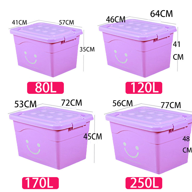 Factory wholesale transparent storage box plastic storage box toy storage box luggage storage box portable storage box