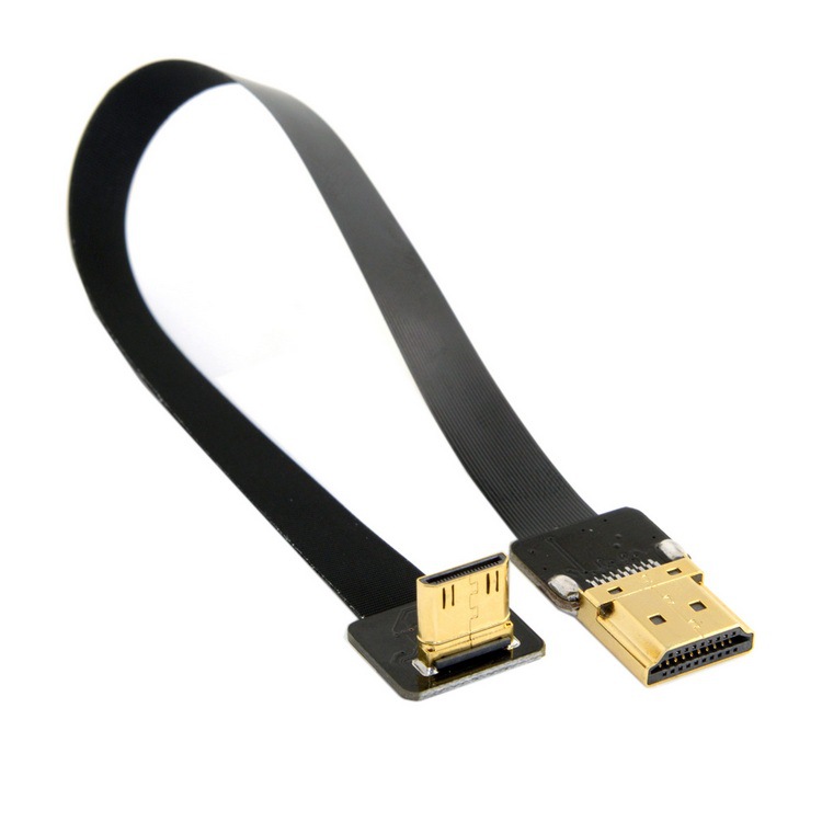 Hd-190 90 Degree Upper Elbow Camera Fpv Mini Hdtv to Mi Hd Cable Fpc Flexible Cable Computer Cable