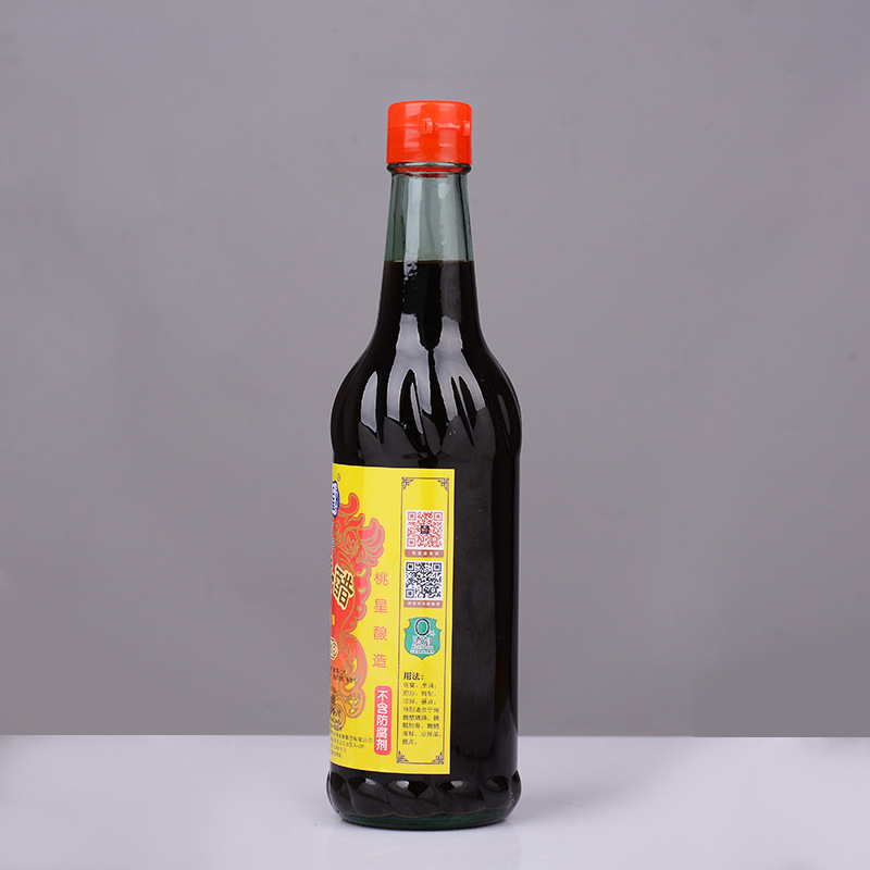 12 bottles of old aged vinegar wholesale factory supply peach star brand Yongchun aged vinegar seasoning