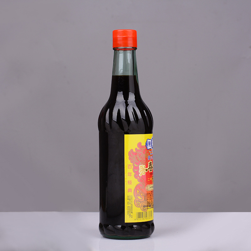 12 bottles of old aged vinegar wholesale factory supply peach star brand Yongchun aged vinegar seasoning