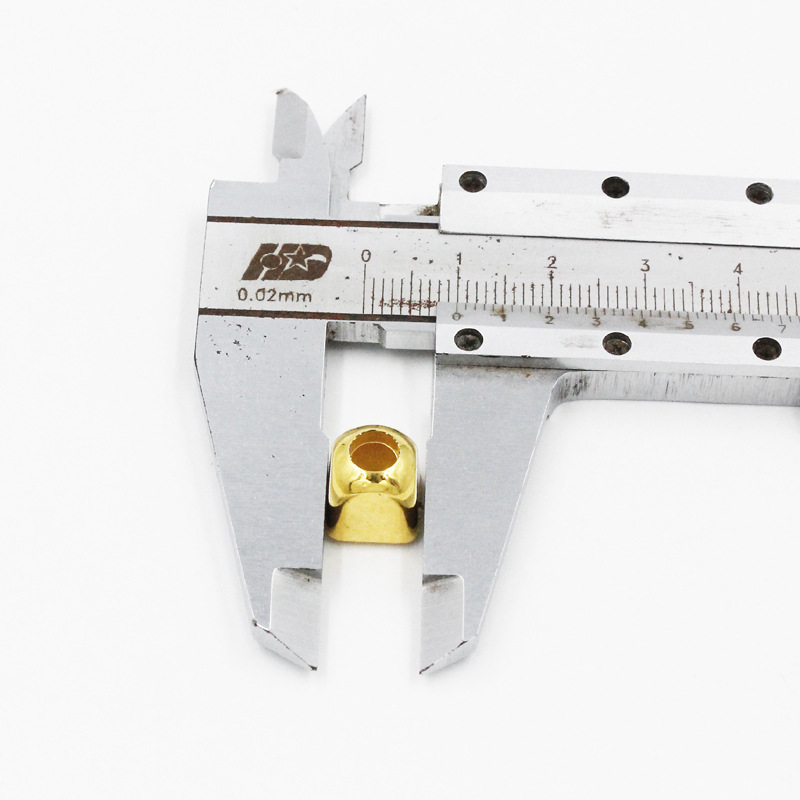 Electroplated gold plastic Bell plastic rope buckle wholesale in stock drawstring bag Jewelry pendant accessories Bell