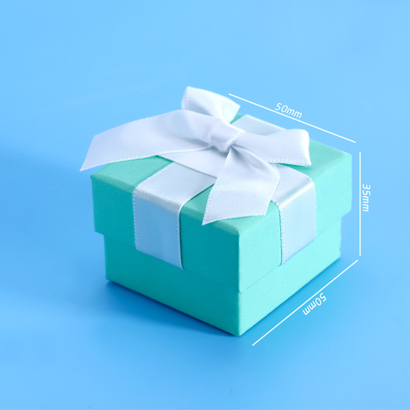 Qiaolanxuan Factory Direct Sales Can Be Used in Heaven and Earth Cover Box Rings Earrings Pendant Necklace Jewelry Box Wholesale