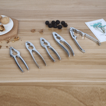 High-End Zinc Alloy Walnut and Hazelnut Cracker, Customizable, High Quality, Quick Walnut Cracker, Direct Sales, Wholesale Available