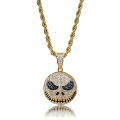 Golden Jack Skull (default delivery 24 inch twist chain)