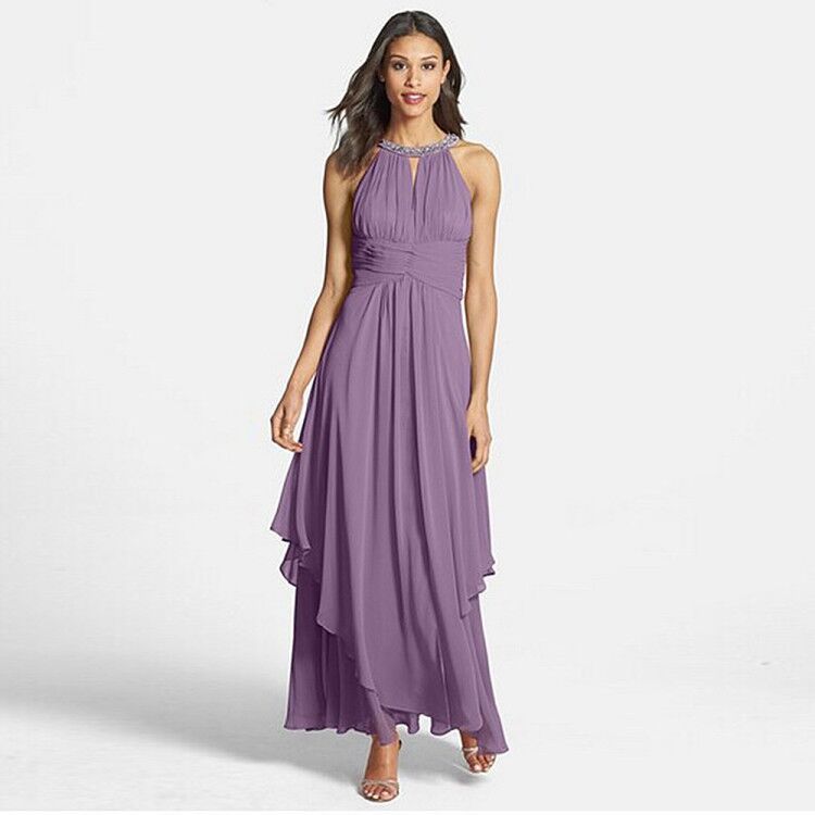 Backless Beaded Maxi Dress Chiffon Fabric Off Shoulder Design Elegant Style Perfect for Parties and Special Occasions