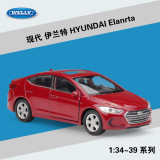 Вилли УЭЛЛИ1:36 Hyundai HYUNDAI Elanrta имитационная легкосплавная модель автомобиля с откидывающейся назад игрушечной машиной
