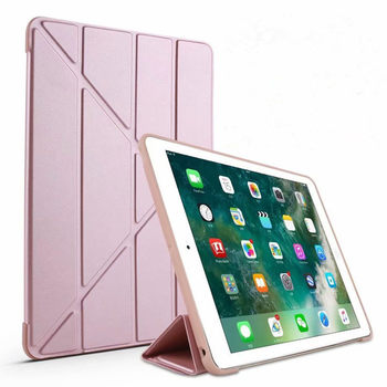 For ipad10 Transformers Case 9.7 New Pro11 All-inclusive 10.2 Silicone Air6 Mini7 Leather Case