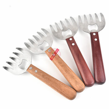 Meat divider long handle bbq barbecue tool bear claw meat divider meat divider bear claw fork multi-functional meat tore