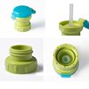 Straw cap adapter children's beverage bottle spill-proof feeding tableware water bottle replacement cap feeding tableware leak-proof