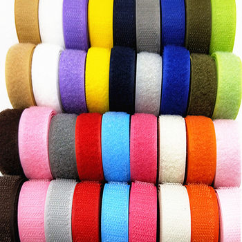 Color hook and loop spot 20mm 120 colors 2.5cm blended bristle buckle clothing male and female with male and female