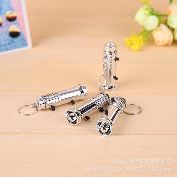 Factory Direct multi-function LED flashlight UV money detector light mini flashlight keychain dual-purpose light