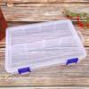 8 grid transparent storage sorting jewelry hardware electronic parts fishing gear detachable large plastic storage box
