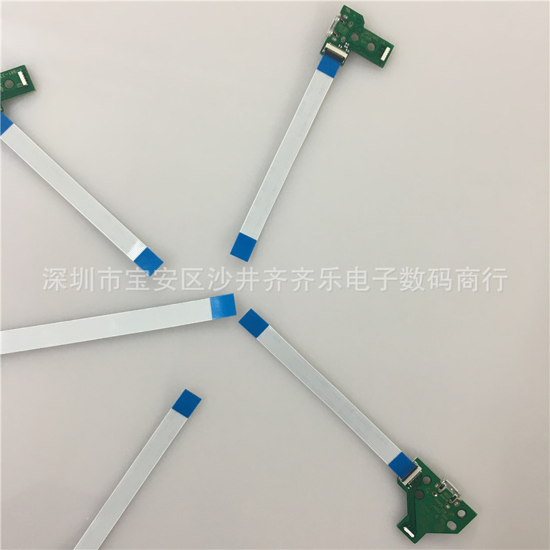 New version of JDS-055 JDS-011 JDS-040PS4 handle charging row plug switch board 12PIN cable