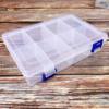 8 grid transparent storage sorting jewelry hardware electronic parts fishing gear detachable large plastic storage box
