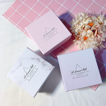 Spot wholesale watch box simple fashion solid color gift jewelry packaging paper watch box