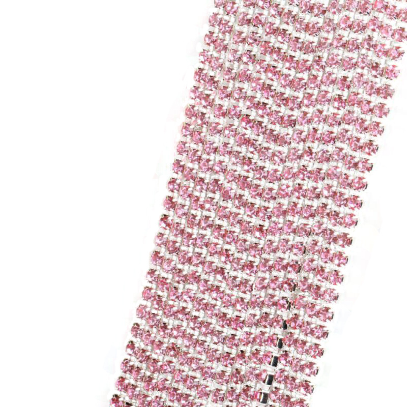 彩色钻链1.5/2/2.5/2.8/3.0/4mm密集型水钻爪链DIY手机壳贴钻材料