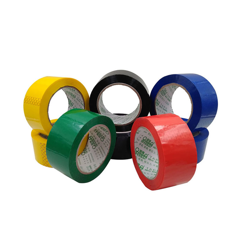 Red Sealing Tape E-Commerce Express Packaging Width 4.8cm Wedding Decoration Carpet Red Tape Wholesale