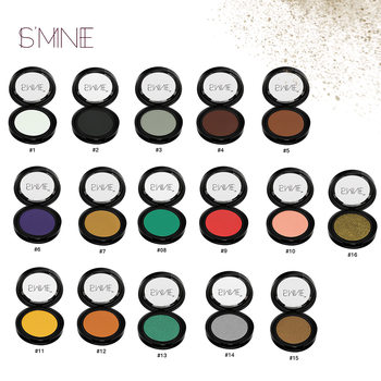 Cross-Border New Single Color Eye Shadow Smoky Brown White Black Eye Shadow Halloween Eye Shadow
