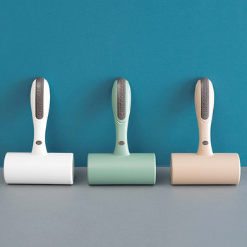 Household tearable sticky hair device household sticky clothes roller brush sticky hair brush clothes hair remover roller wholesale