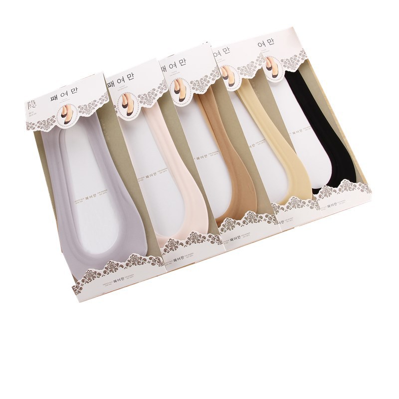 无痕冰丝船袜女夏季薄款棉底防滑一圈硅胶浅口鞋袜一片式隐形袜子