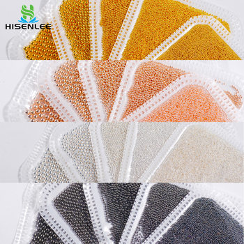10 Grams of 0.6-2.0mm Nail Art Steel Beads Jewelry Gold and Silver Nail Metal Caviar Micro Beads Shiny Diamonds for Handmade Crafts