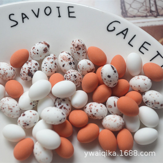 DIY อาหารจำลองของเล่นเครื่องประดับภูมิทัศน์ Micro MINI ไข่นก...