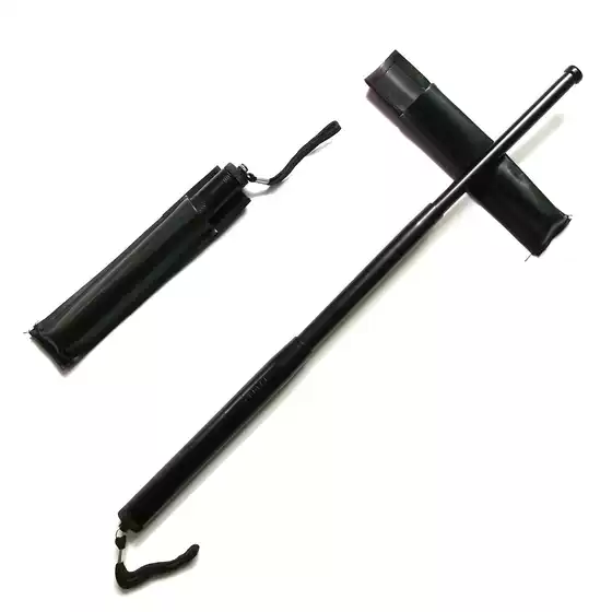 Throwing Stick Self-Defense Weapon Telescopic Stick Three-Section Stick Legal Stainless Steel Vehicle-Mounted Self-Defense Supplies Tactical Throwing Stick Manufacturer