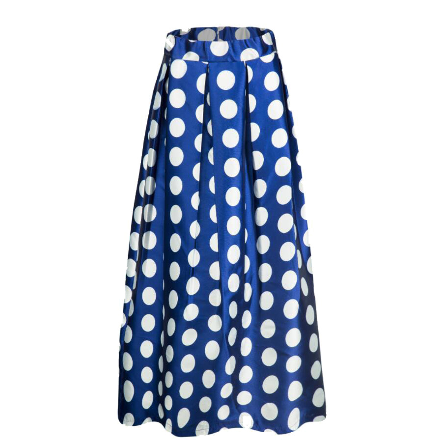 Vintage Polka Dot High Waist A Line Midi Skirt Flared Design Size 10 Perfect for Casual or Formal Occasions Wholesale