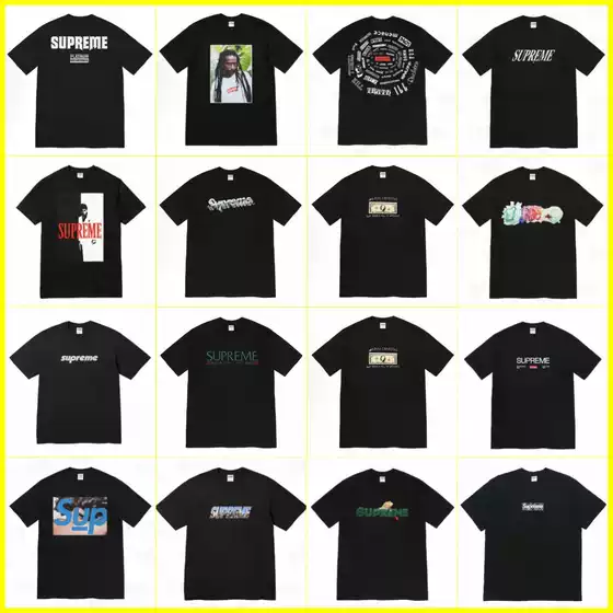 Street American Fashion Brand BOX Short tee Milan Cross Smoke Classic Letter Short-sleeved T-shirt Loose Men and Women