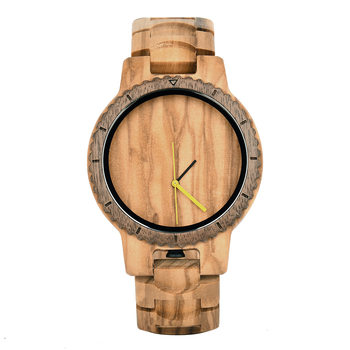 Dodo Deer Wooden Watch Simple Engraved Logo Scaleless Quartz Watch Wooden Watch Customization
